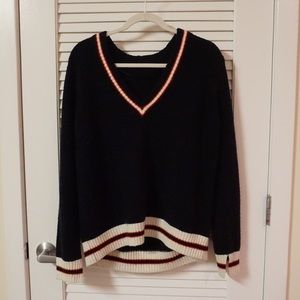 V neck sweater
